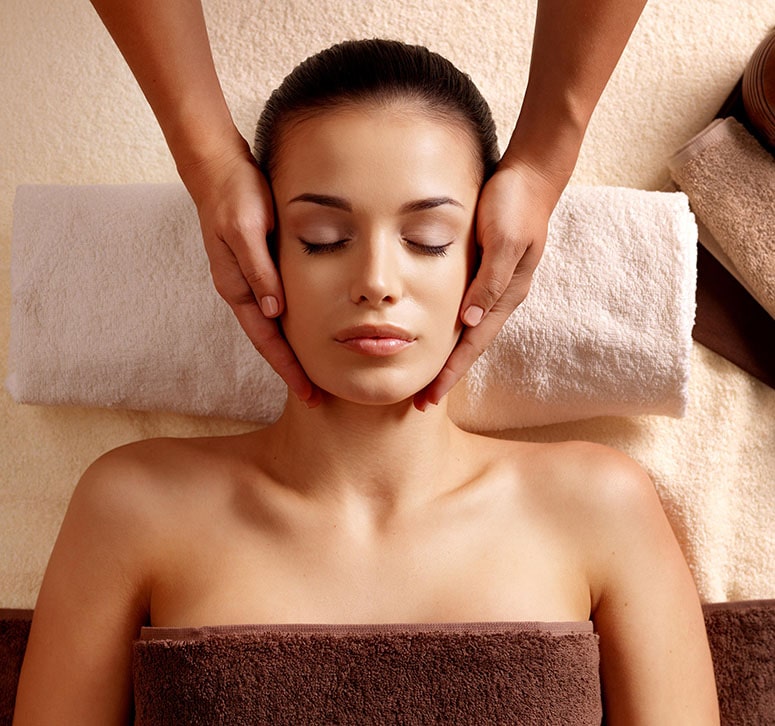 Guasha Face Lymph Drain Massage with Jade Stone Roller